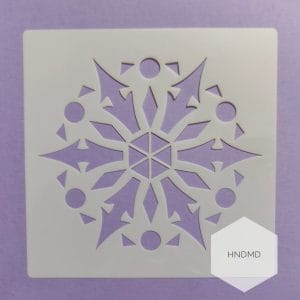 Mandala 5by5 inch stencils (Design 84)
