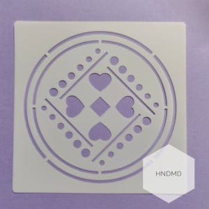 Mandala 5by5 inch stencils (Design 85)