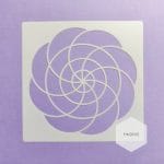 Mandala 5by5 inch stencils (Design 89)