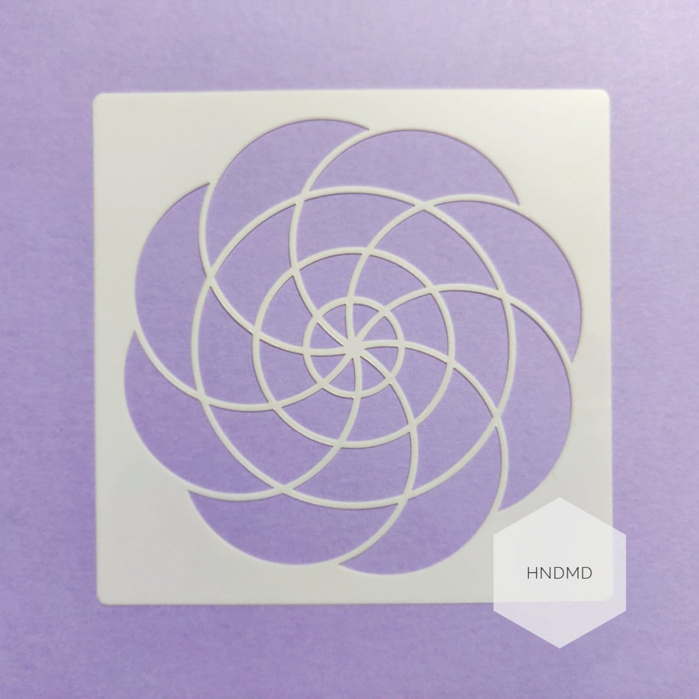 Mandala 5by5 inch stencils (Design 89) CHCS 113 89 mandala Stencil Mandala 5by5 inch stencils (Design 89)