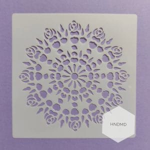 Mandala 5by5 inch stencils (Design 90)