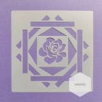 Mandala 5by5 inch stencils (Design 92)