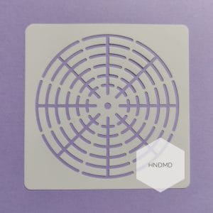 Mandala 5by5 inch stencils (Design 93)