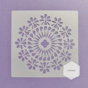 Mandala 5by5 inch stencils (Design 94)