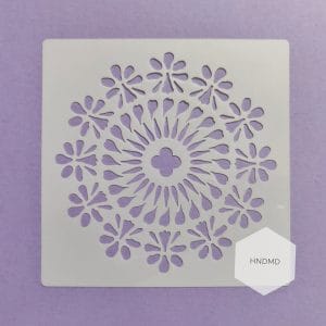 Mandala 5by5 inch stencils (Design 94)
