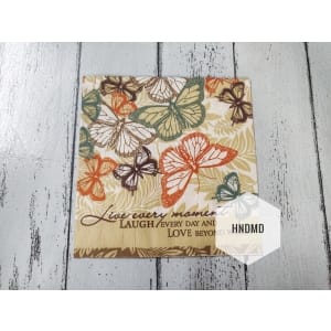 A pack of 12 by 12 inch Decoupage Napkins / Decoupage Tissues (5 pcs) - Butterflies