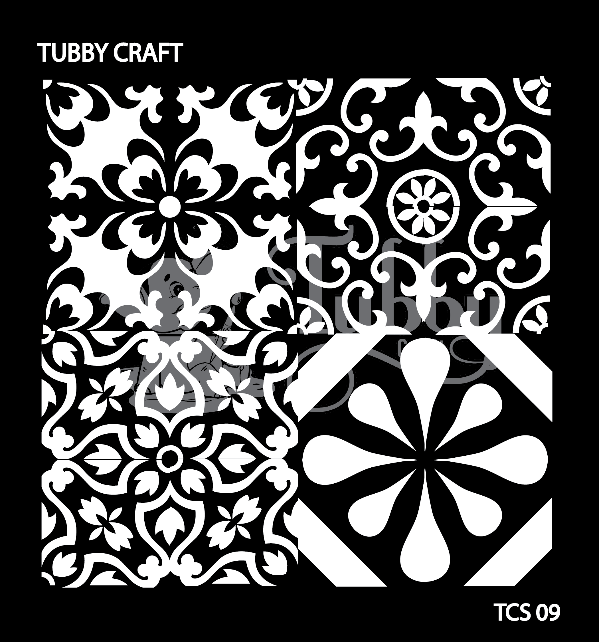 Tubby Craft Stencils - Moroccan Tiles