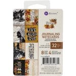 Prima Diamond Journalling Cards 3"X4" 32/Pkg