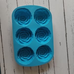 Roses Silicone Soap Mould (6 Cavities)