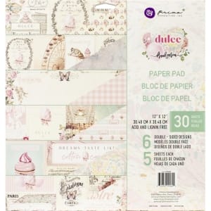 Prima - Dulce - 12x12 Paperpack (24 double sided sheets)