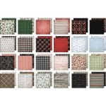 Tim Holtz Idea-Ology Paper Stash Double-Sided Paper Pad 8"X8" 24/Pkg - Christmas