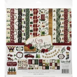 EchoPark paper pad - A Cozy Christmas Collection Kit (12 by 12 inch)