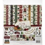 EchoPark paper pad - A Cozy Christmas Collection Kit (12 by 12 inch)