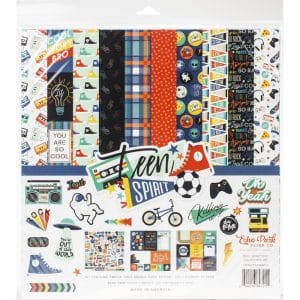 EchoPark paper pad - Teen Spirit Boy Collection Kit (12 by 12 inch)