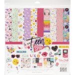EchoPark paper pad - Teen Spirit Girl Collection Kit (12 by 12 inch)