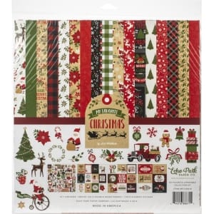 EchoPark paper pad - My Favorite Christmas Collection Kit (12 by 12 inch)