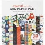 Echo Park paper pad - Teen Spirit Boy (6by6 inch)