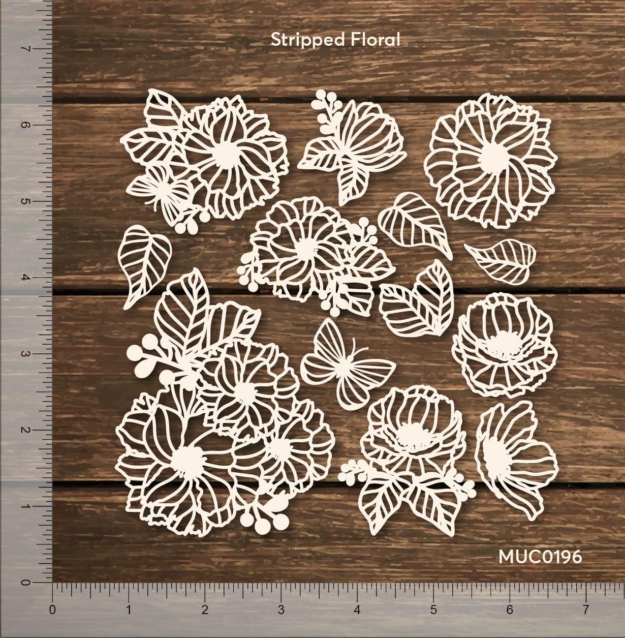 Mudra Chipzeb - Stripped Floral