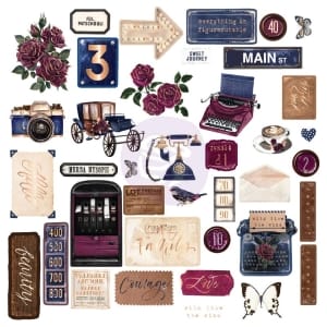 Prima Darcelle Cardstock Ephemera 39/Pkg