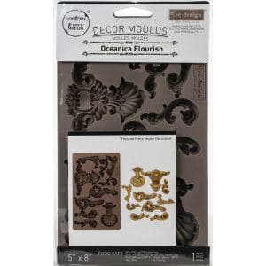 Prima Marketing Re-Design Mould 5" X 8" - Oceanica Flourish