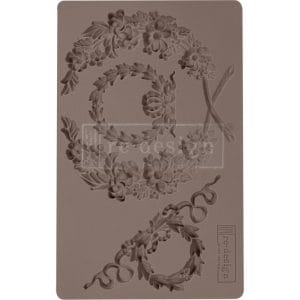 Prima Marketing Re-Design Mould 5" X 8" - Laurel Wreath