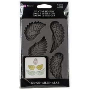 Prima Marketing Finnabair Decor Moulds - Wing and Locket