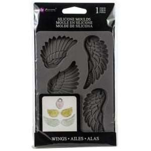 Prima Marketing Finnabair Decor Moulds - Wing and Locket