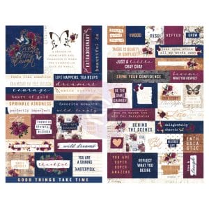 Prima Marketing - Darcelle Stickers 55/Pkg - Quotes & Words