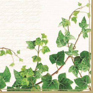German Decoupage Napkins (5 pcs) - Leafy Tendril