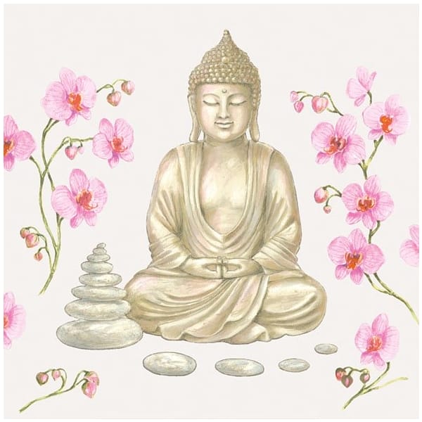 German Decoupage Napkins (5 pcs) - Buddha