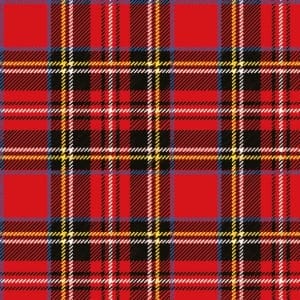 German Decoupage Napkins (5 pcs) - Plaid Pattern