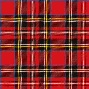 German Decoupage Napkins (5 pcs) - Plaid Pattern