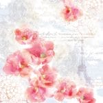 German Decoupage Napkins (5 pcs)  - Tinted Flowers