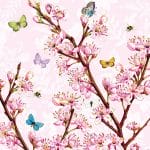 German Decoupage Napkins (5 pcs)  - Blossom Rose