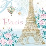 German Decoupage Napkins (5 pcs)  - Paris