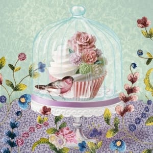 German Decoupage Napkins (5 pcs) - Cupcakes