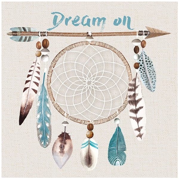 German Decoupage Napkins (5 pcs) - Dream On
