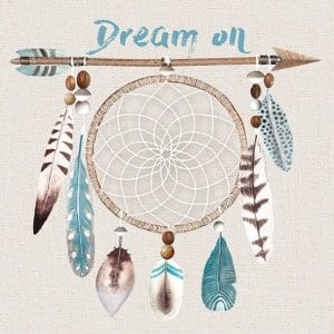 German Decoupage Napkins (5 pcs) - Dream On