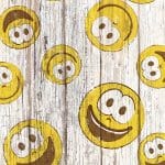 German Decoupage Napkins (5 pcs)  - Smiley