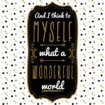 German Decoupage Napkins (5 pcs)  - Wonderful World