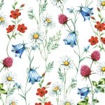 German Decoupage Napkins (5 pcs)  - Mixed Wildflowers