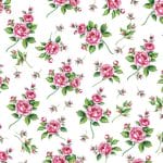 German Decoupage Napkins (5 pcs)  - Pink Roses Background