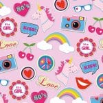 German Decoupage Napkins (5 pcs)  - Patches and Pins pink