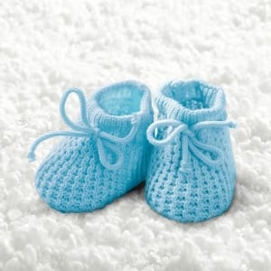 German Decoupage Napkins (5 pcs) - Baby Boy Booties