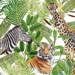 German Decoupage Napkins (5 pcs)  - Jungle Safari
