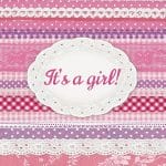 German Decoupage Napkins (5 pcs)  - Its a Girl