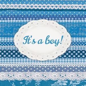 German Decoupage Napkins (5 pcs) - Its a Boy