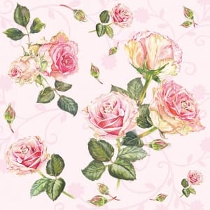 German Decoupage Napkins (5 pcs) - Rosie Rose