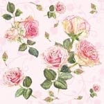 German Decoupage Napkins (5 pcs)  - Rosie Rose