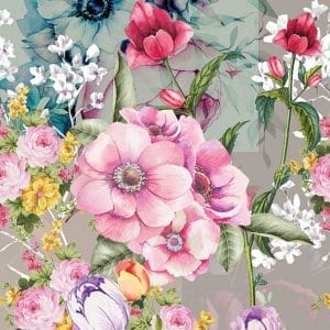 German Decoupage Napkins (5 pcs) - Megan Flowers